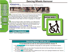 Tablet Screenshot of dancingwheels.de