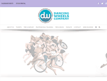 Tablet Screenshot of dancingwheels.org